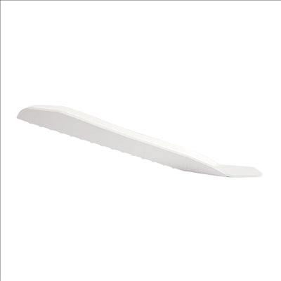 PETITES CUILLÈRES POUR GLACES EN SACHET 'PAPER SPOON' 590 G/M2 9,4 CM BLANC CARTON (400 UNITÉS)