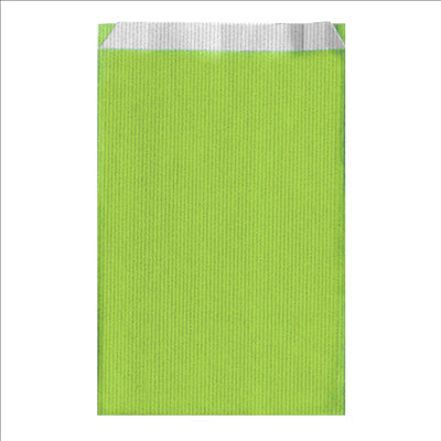 ENVELOPPES CADEAUX COULEUR UNIE  60 G/M2 26+9x46 CM VERT ANIS CELLULOSE (250 UNITÉS)