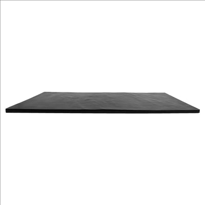 PLATEAUX GN 1/4 IMITATION ARDOISE 'ASAMI WARE'  26,5x16x0,4 CM NOIR MÉLAMINE (6 UNITÉS)