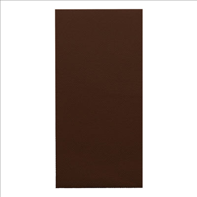 SERVIETTES PLIAGE 1/8  55 G/M2 40x40 CM CHOCOLAT AIRLAID (700 UNITÉS)