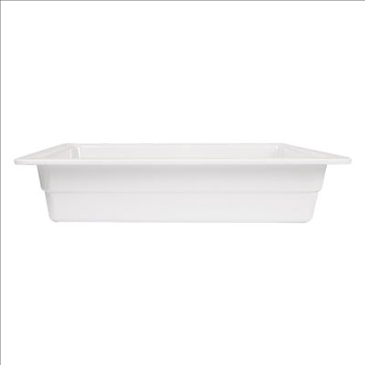 BACS GN 1/2 'ASAMI WARE'  32,5 x 26 x 6,5 (h) CM BLANC MÉLAMINE (6 UNITÉS)