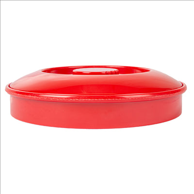 RÉCIPIENTS POUR TORTILLAS 'ASAMI WARE'  Ø 19 CM ROUGE MÉLAMINE (1 UNITÉ)