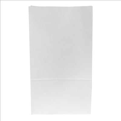 SACS SOS SANS ANSES  80 G/M2 25+15x43,5 CM BLANC CELLULOSE (250 UNITÉS)