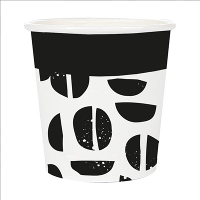 GOBELETS BOISSONS CHAUDES 1 PAROI 'JAVA' 120 ML 230 + 18 PE G/M2 Ø6,2/4,5x6 CM BLANC CARTON (1000 UNITÉS)