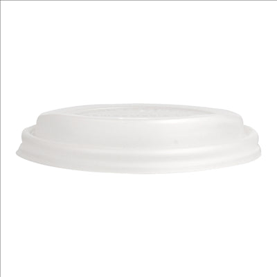 COUVERCLES POUR GOBELETS 360 ML 'BIODEGRADABLE'  BLANC CPLA (1000 UNITÉS)