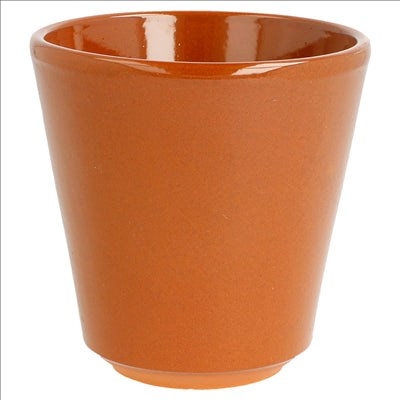 VERRES EN FAÏENCE 200 ML Ø 8,7x8,7 CM MARRON ROUGEATRE CERAMIQUE (36 UNITÉS)