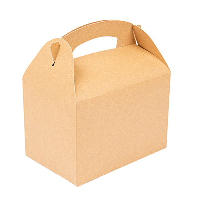 BOÎTES MENU ENFANT  250 G/M2 15,50x10,50x17,50 CM NATUREL KRAFT (300 UNITÉS)