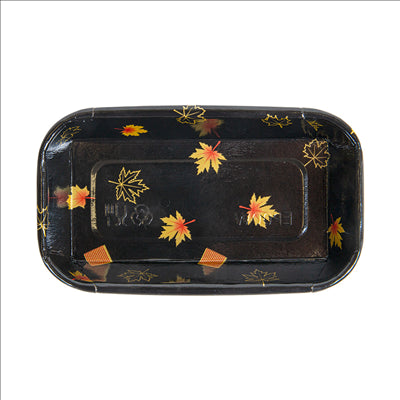 RÉCIPIENTS POUR "SUSHI"  20PE + 280 +16PE G/M2 14x8x2,4 CM NOIR KRAFT (800 UNITÉS)