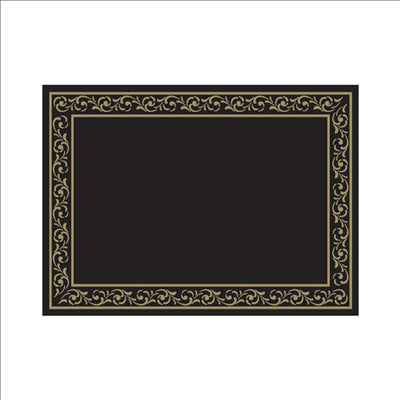 SETS DE TABLE 'TROYA' 48 G/M2 31x43 CM NOIR CELLULOSE (2000 UNITÉS)