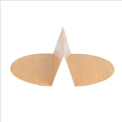 SÉPARATEUR 2 COMPARTIMENTS SALADIER 212.98  300 + 18 PE G/M2 Ø22,3/14x4,8 CM NATUREL KRAFT (600 UNITÉS)