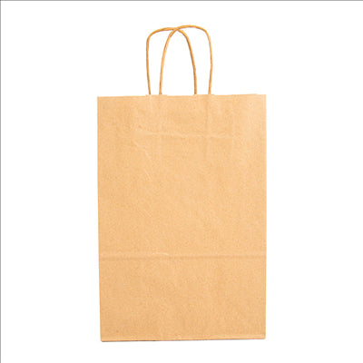 SACS SOS AVEC ANSES  80 G/M2 20+10x29 CM NATUREL KRAFT (250 UNITÉS)