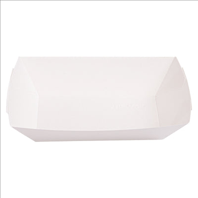 BARQUETTES 'THEPACK' 2400 G 230 G/M2 17x9,7x6,3 CM BLANC CARTON ONDULÉ NANO-MICRO (600 UNITÉS)