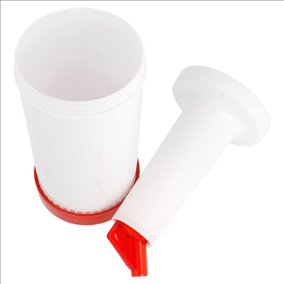 CONTENEUR "POUR MASTER" 960 ML 9x35,5 CM ROUGE PP (1 UNITÉ)