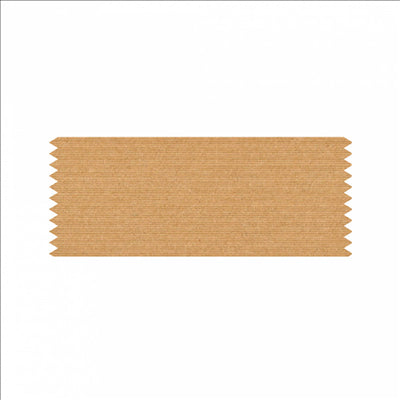 ÉTIQUETTES ADHESIVES BANDE  2,4x6 CM NATUREL KRAFT (3000 UNITÉS)