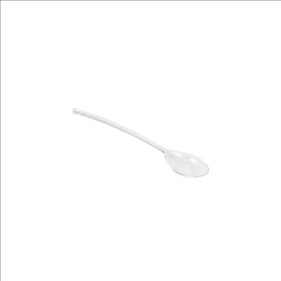 MINI CUILLÈRES RÉUTILISABLES MISE EN BOUCHE  10,5 CM TRANSPARENT PS (4000 UNITÉS)