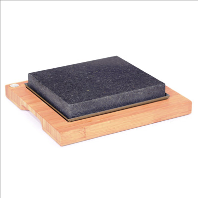 CHICAGO LAVA STONE 20x18 CM / BASE 27x25 CM (4 UNITÉS)