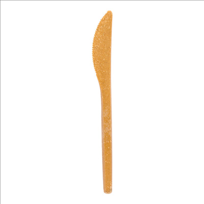 COUTEAUX  17 CM NATUREL FIBRE DE BOIS (80 UNITÉS)