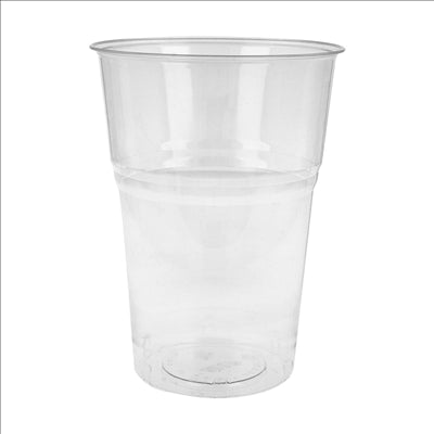 POTS COMPOSTABLES 575 ML Ø 9,5x13 CM TRANSPARENT PLA (800 UNITÉS)