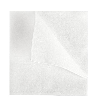 SERVIETTES 'LIKE LINEN' 70 G/M2 20x20 CM BLANC SPUNLACE (3600 UNITÉS)