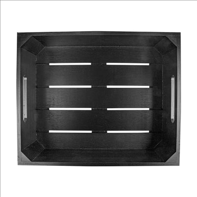 BOÎTE BUFFET GN 1/2  32,5x26,5x10 CM NOIR BAMBOU (1 UNITÉ)