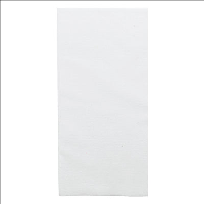 SERVIETTES P. 1/8 SLIM PLUS 'LIKE LINEN' 70 G/M2 39x50 CM BLANC SPUNLACE (600 UNITÉS)