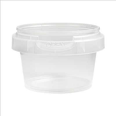 RÉCIPIENTS INVIOLABLES 30 ML Ø 4,8x3,1 CM TRANSPARENT PP (3840 UNITÉS)