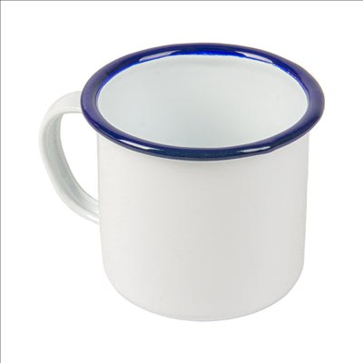 TASSES 'ENAMELWARE' 250 ML Ø 7x7 CM BLANC ACIER ÉMAILLÉ (6 UNITÉS)