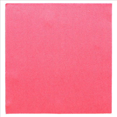 SERVIETTES ECOLABEL 'DOUBLE POINT' 18 G/M2 39x39 CM FUCHSIA OUATE (1200 UNITÉS)