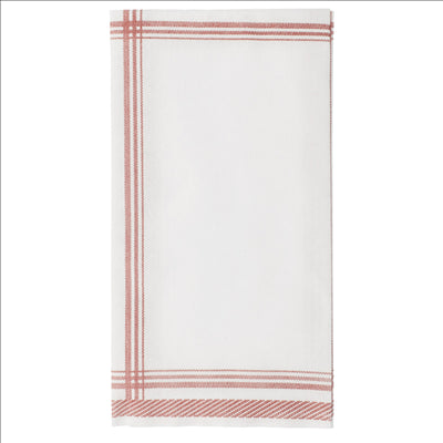 SERVIETTES PLI. 1/8 'LIKE LINEN - COTTAGE' 70 G/M2 45x45 CM BORDEAUX SPUNLACE (600 UNITÉS)