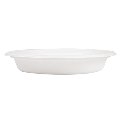 BOLS 'BIONIC' 700 ML Ø 20,8x3,4 CM BLANC BAGASSE (400 UNITÉS)