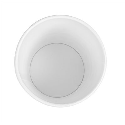 GOBELETS BOISSONS CHAUDES 1 PAROI 'JAVA' 240 ML 280 + 18 PE G/M2 Ø8/5,6x9,2 CM BLANC CARTON (1000 UNITÉS)