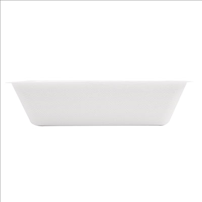 BARQUETTES 'BIONIC' 800 ML 20,3x13,6x5 CM BLANC BAGASSE (500 UNITÉS)