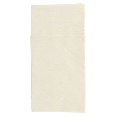 SERVIETTES KANGOUROU 'LIKE LINEN' 70 G/M2 40x40 CM CREME SPUNLACE (700 UNITÉS)