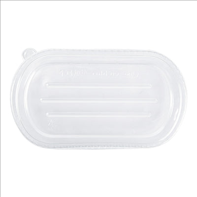 COUVERCLES LUNCH BOX 320.54/55 'BIONIC' 1000 ML 22,1x13,3x1,3 CM TRANSPARENT PET (500 UNITÉS)