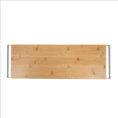 PLATEAU AVEC SUPPORT  54x19x8 CM NATUREL BAMBOU (1 UNITÉ)