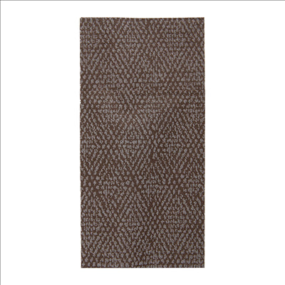 SERVIETTES KANGOUROU 'KEIKO' 55 G/M2 40x40 CM CHOCOLAT AIRLAID (700 UNITÉS)