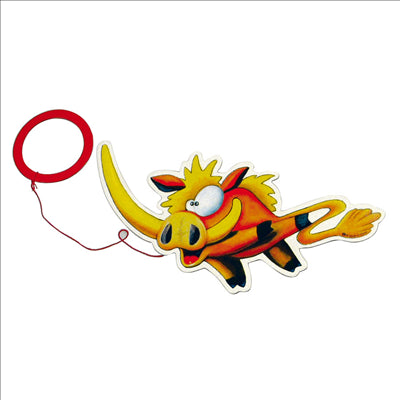 24 JEUX "RACKET RING"  23 CM ASSORTI PAPIER (1 UNITÉ)