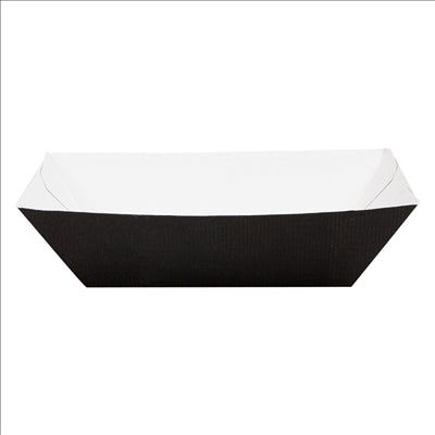BARQUETTES 'THEPACK' 1200 G 230 G/M2 11,9x7,9x5,5 CM NOIR CARTON ONDULÉ NANO-MICRO (1000 UNITÉS)
