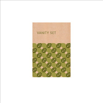 VANITY SET EN SACHET KRAFT 'NATURAL'  6x10,5 CM (250 UNITÉS)