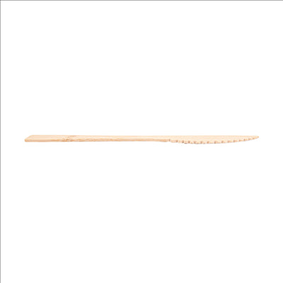 COUTEAUX  17 CM NATUREL BAMBOU (100 UNITÉS)