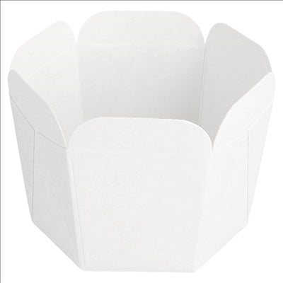 MINI POTS À PATES 10 CL 210 + 15 PE G/M2 5x5 CM BLANC CARTON (100 UNITÉS)