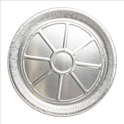 TOURTIÈRES RONDES 2160 ML Ø 28,8/24,9x4 CM ALUMINIUM (400 UNITÉS)