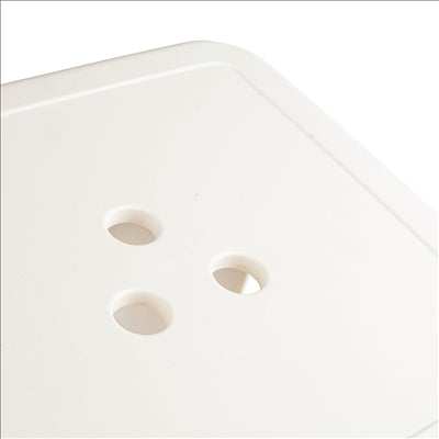 TABOURET EMPILABLE 'SUPRA-TEK'  39x39x65 CM BLANC PP (4 UNITÉS)
