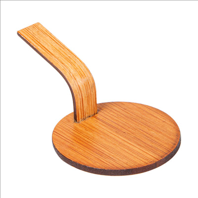 MINI PELLES POUR SNACKS  Ø 5 CM NATUREL BAMBOU (100 UNITÉS)