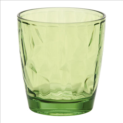 GOBELETS 305 ML Ø 8,4/6,3x9,2 CM VERT POLYCARBONATE (12 UNITÉS)