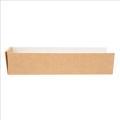 PELLES HOT DOG 'THEPACK' 220 G/M2 4,7x18,2x4 CM NATUREL CARTON ONDULÉ NANO-MICRO (1200 UNITÉS)