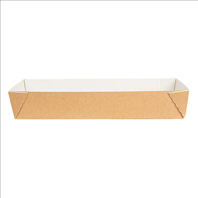 BOÎTES 'THEPACK' 220 + 12PP G/M2 11x30x5 CM NATUREL CARTON ONDULÉ NANO-MICRO (200 UNITÉS)