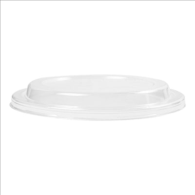 COUVERCLES POUR SALADIERS 211.75 'BIONIC'  Ø15,5x1,7 CM TRANSPARENT PET (500 UNITÉS)