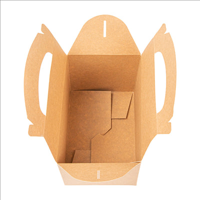 BOÎTES MENU ENFANT  250 G/M2 15,50x10,50x17,50 CM NATUREL KRAFT (300 UNITÉS)