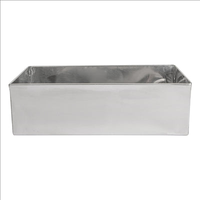 BOÎTE POUR BUFFET 'ARTINOX'  26,3x13x8 CM ARGENTE INOX (1 UNITÉ)